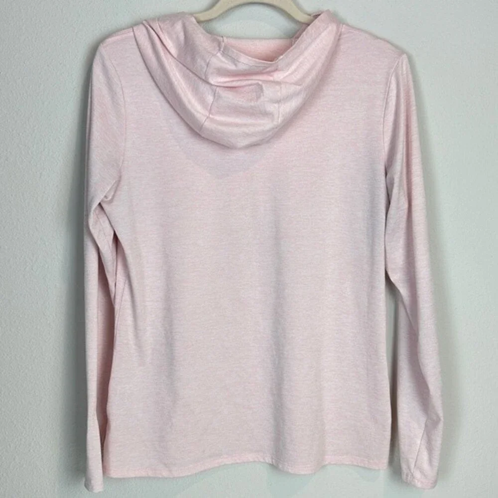 Nike Dri-fit Light Pink Long Sleeve Lightweight Hoodie M